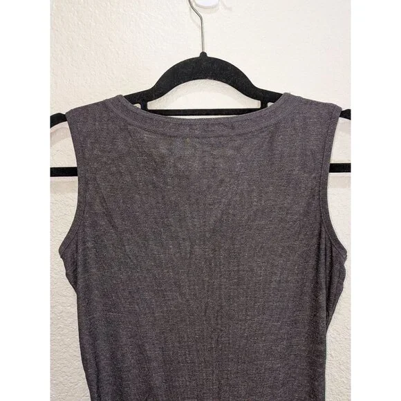 Athleta Womens Ruched V Neck Performance Tank Top Size Small Yoga Pilates - Picture 5 of 7